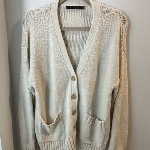 jenni kayne Cody cardigan in bone size small - worn twice just doesn’t suit me